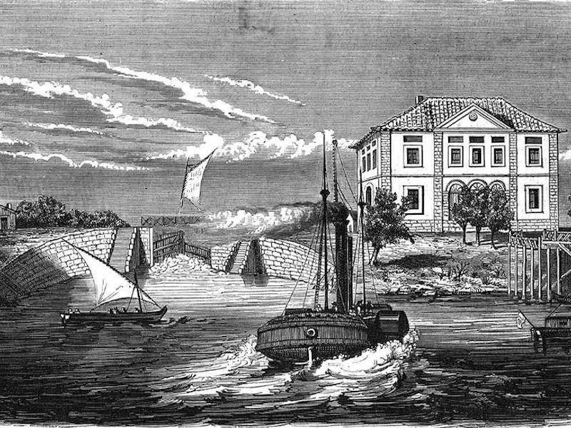 Canal da Azambuja em 1857